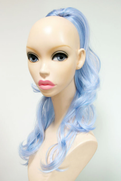 P-18-911【水色系】 ポニーテール cyperous-cosplay