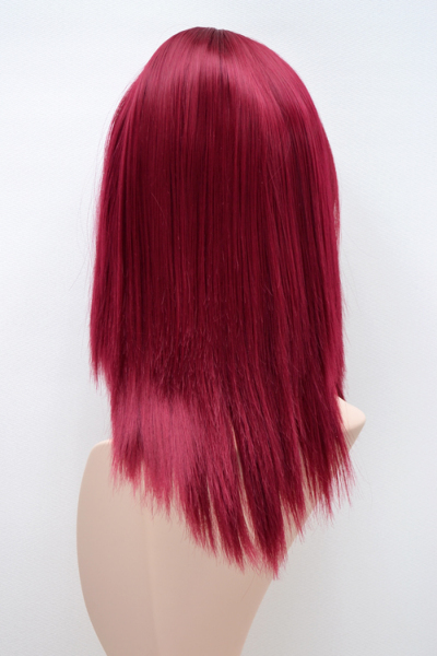 w14-FST-40-118【ワインレッド】 レースウィッグ cyperous-cosplay