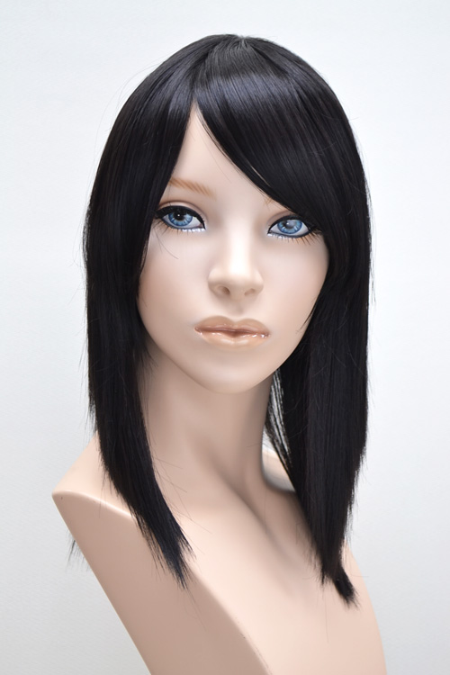 w14-FST-40-11B【ハードブラック】 レースウィッグ cyperous-cosplay