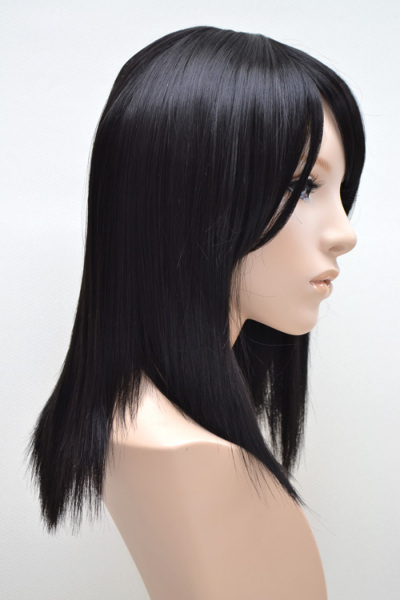 w14-FST-40-11B【ハードブラック】 レースウィッグ cyperous-cosplay