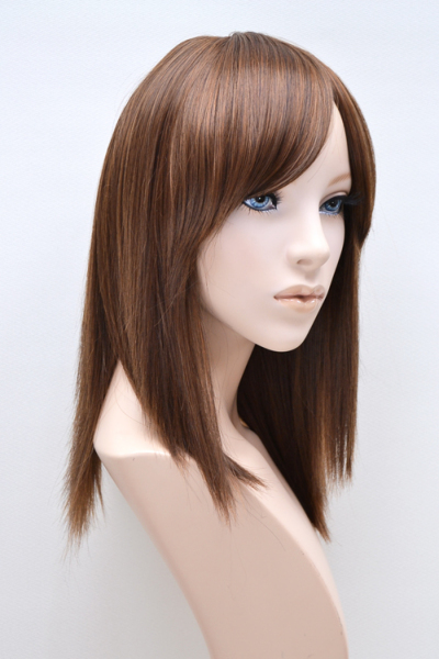 w14-FST-40-627【チョコレートブラウン】 レースウィッグ cyperous-cosplay