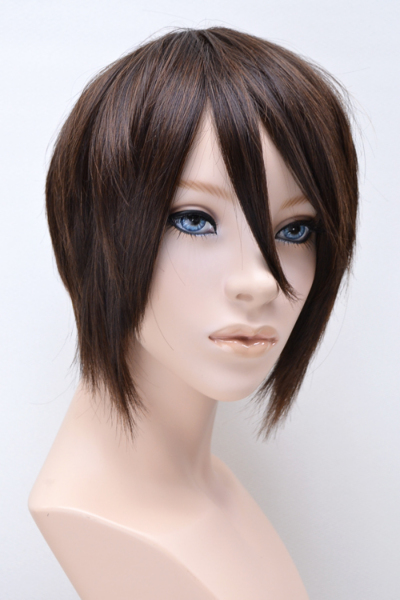 w14-SC-711-712【ダークMIXブラウン】 レースウィッグ cyperous