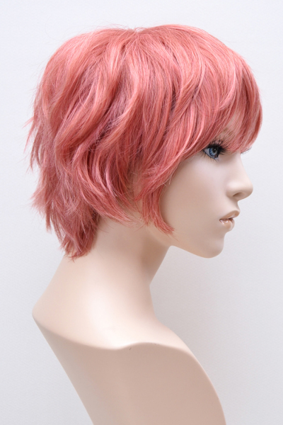 W_878ニュートラルグレーネオサイズチベットラムフルスキンウィッグ ワンフォークロージング 1111clothing ◇モヘアタッチ 総柄